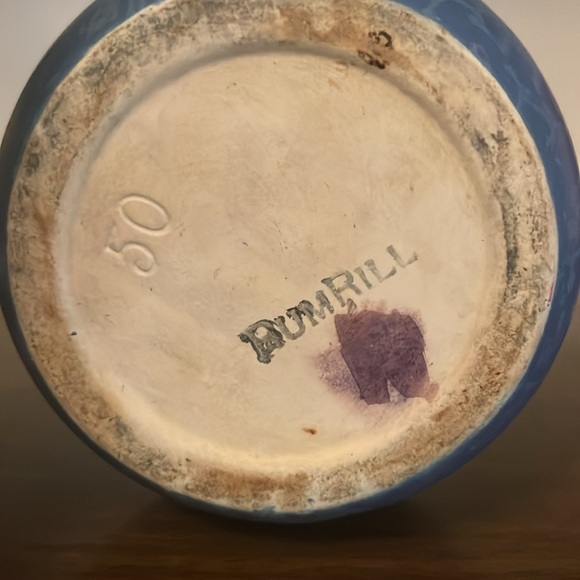 George Rum Rill redwing pottery tilt jar with stopper - Picture 6 of 8